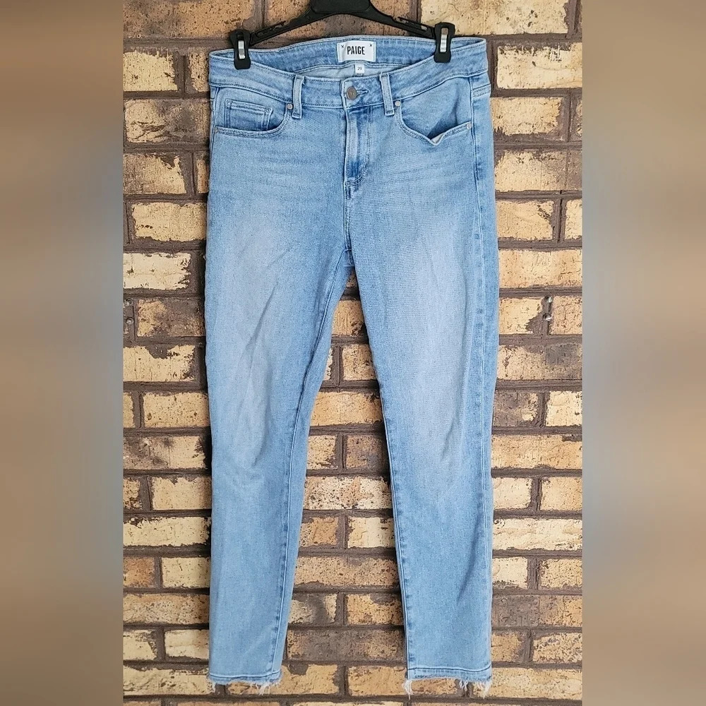 Paige Skyline Ankle Peg denim jeans